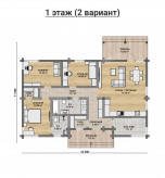 Дом из клееного бруса VZ-423